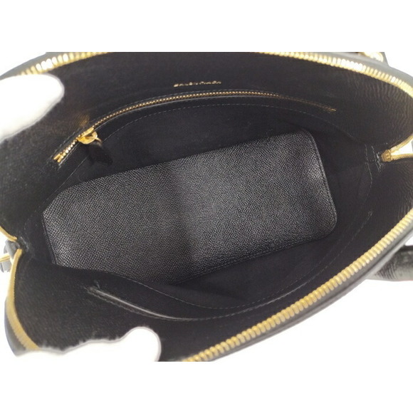 Balenciaga Graffiti Leather 2way Handbag Black - Picture 9 of 10